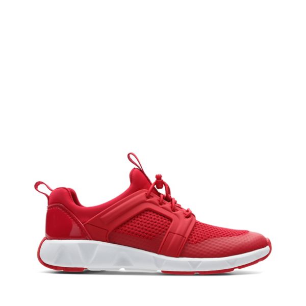 Clarks Girls Nova Elite Trainers Red | CA-9612543